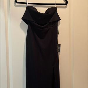 NWT Lulus Classy Consideration Strapless Dress - XS